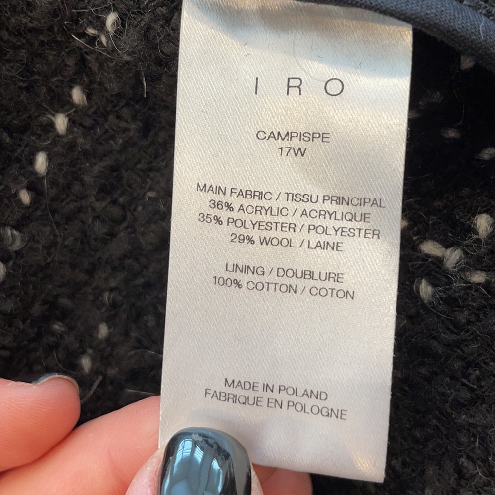 IRO tweed belted jacket - Picture 9 of 10